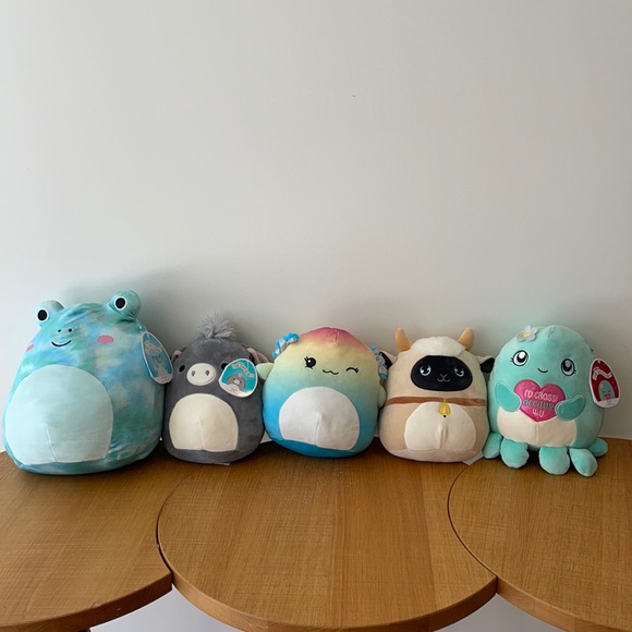 Original Squishmallows 5 medium limited edition collectibles- Olina Jason ferdie - Picture 1 of 5